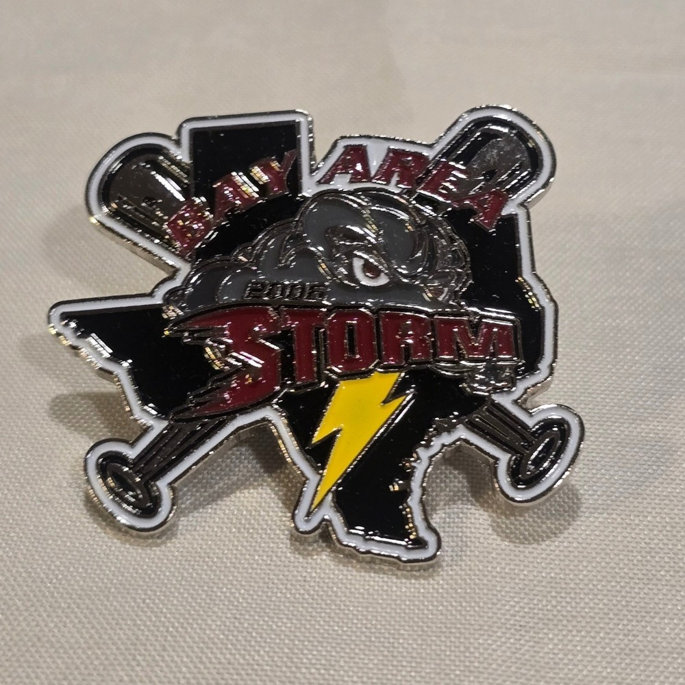 Bay Area‎ Storm Baseball Team Enamel Pin Texas Logo